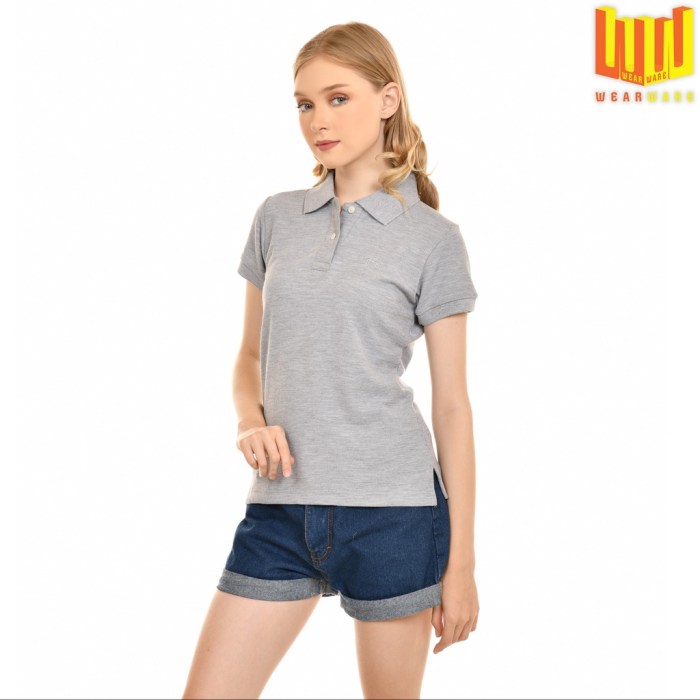 Kaos polo perempuan
