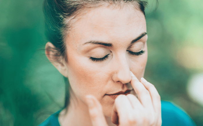 Pernapasan cuping hidung adalah
