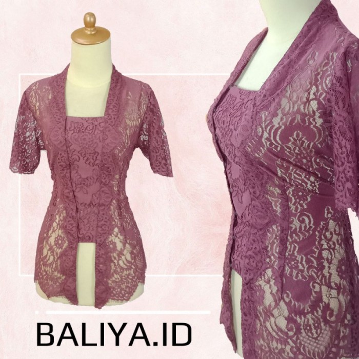 Model kebaya polos