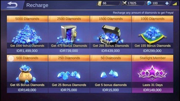 Klaim kode redeem ml terbaru untuk diamond dan skin