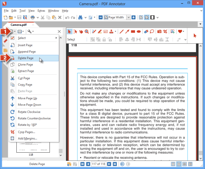 Hapus file pdf