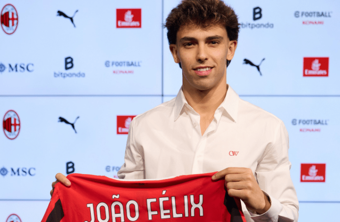 AC Milan Resmi Perkenalkan Joao Felix