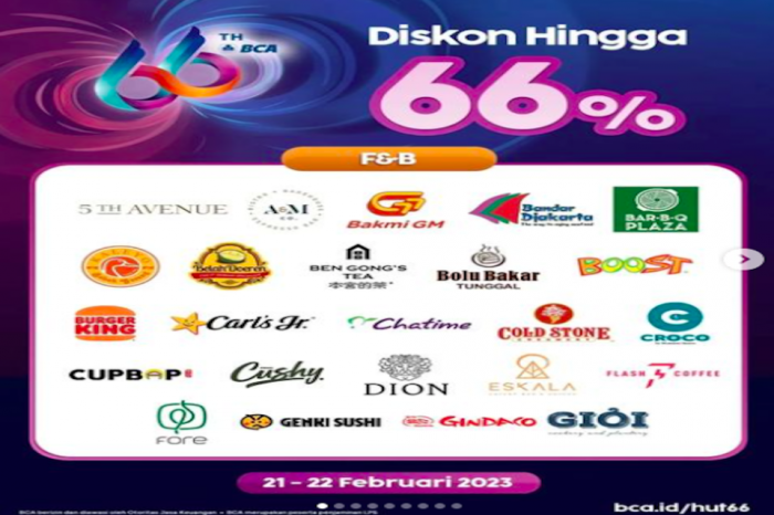 Promo HUT BCA 2025 diskon makan di restoran mewah