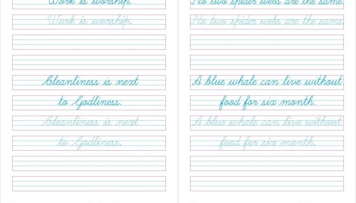 Menulis Huruf Tegak Bersambung Panduan Lengkap