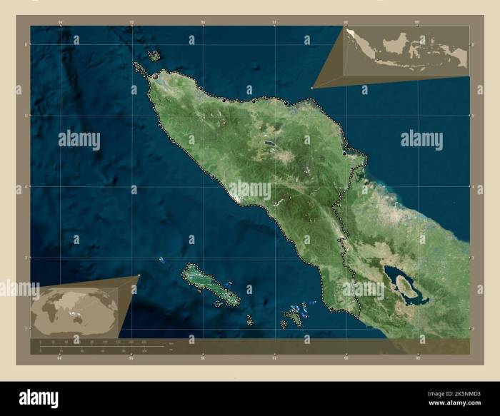 Peta administratif Aceh terbaru dan daerah-daerahnya