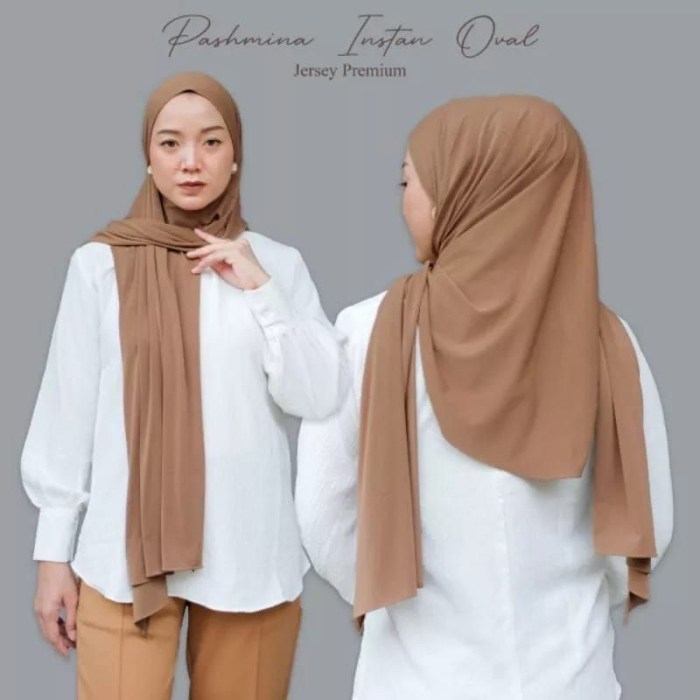 Termurah hijab pasmina isntan oval  Dara Luxury