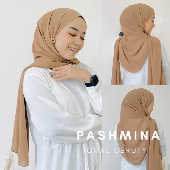 Blibli hijab pasmina isntan oval  Dara Luxury