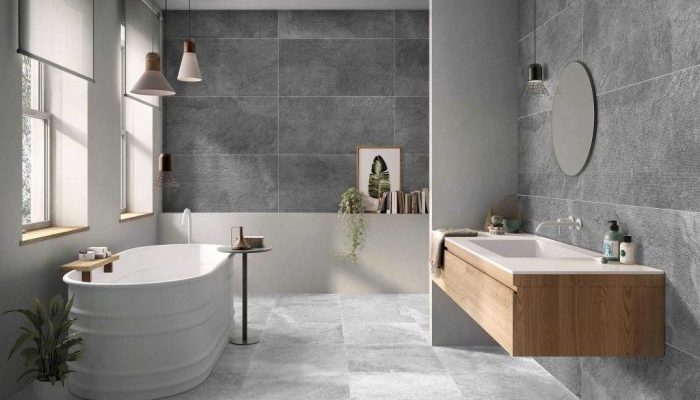 Keramik Kamar Mandi Motif Batu Tren dan Panduan