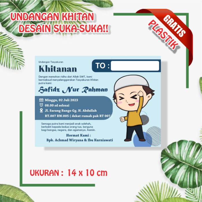 Undangan khitanan