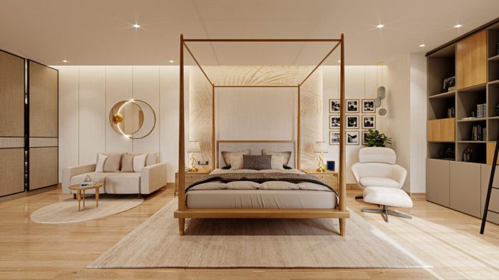 Motif cat dinding kamar