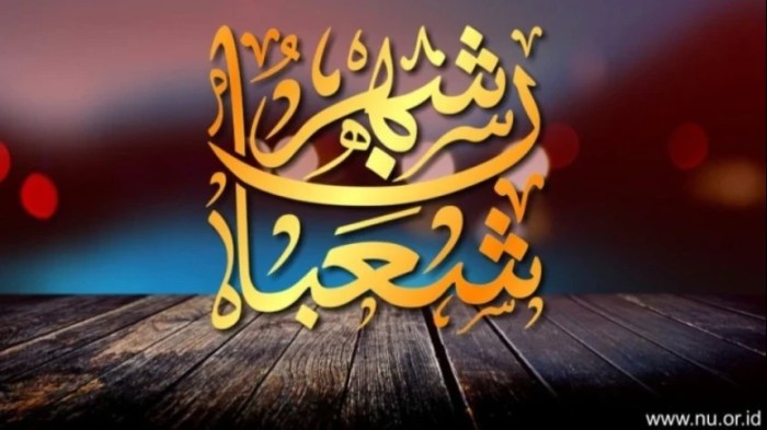 Tanggal Nisfu Sya'ban 2025 menurut berbagai mazhab fiqih