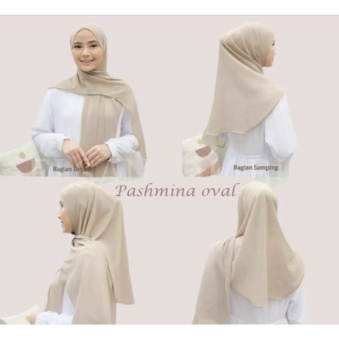 Lazada hijab pasmina isntan oval  Dara Luxury