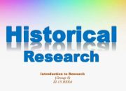 Apa yang Dimaksud dengan Penelitian Sejarah?