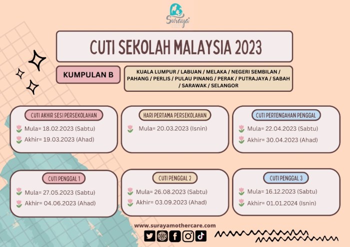 Cuti holidays hari raya school aidilfitri perayaan deepavali