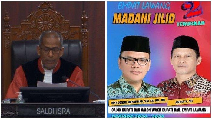 Alasan MK mengabulkan gugatan Pilkada Empat Lawang