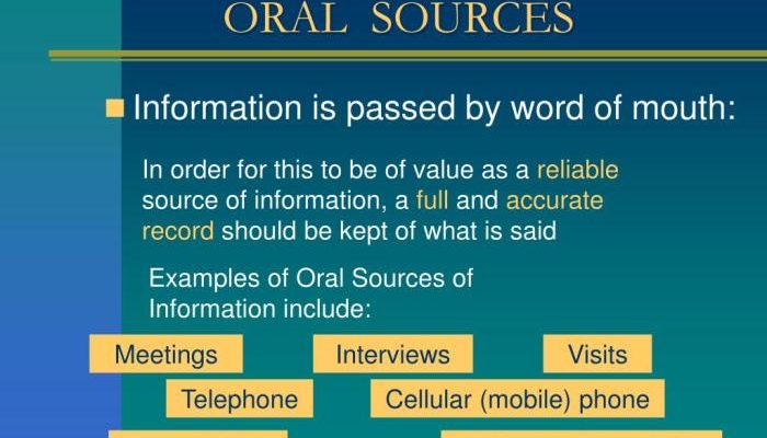 Memperoleh Sumber Lisan Menggunakan Metode Riset