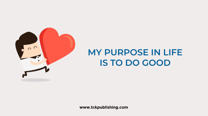 Apa tujuan hidup anda