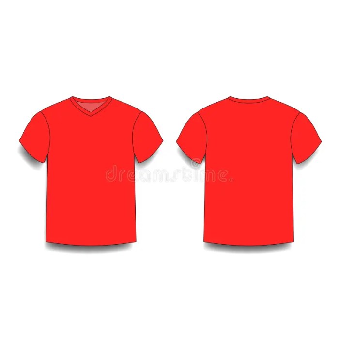 Kaos polos depan belakang
