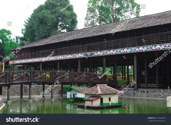 Ciri khas rumah adat Kalimantan Tengah