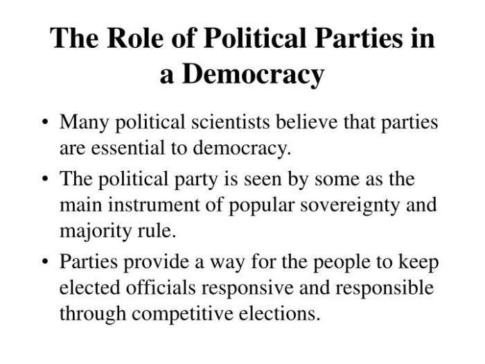 Peran partai politik