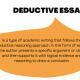 Paragraf deduktif adalah paragraf yang gagasan utama paragraf terletak pada