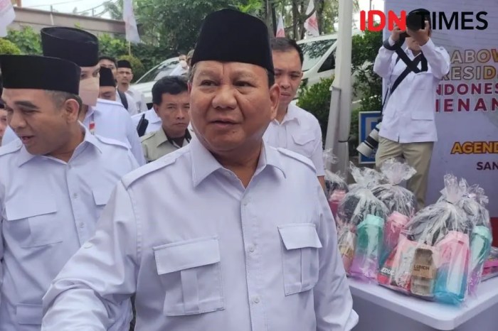 Dampak dukungan AHY dan Gibran terhadap elektabilitas Prabowo