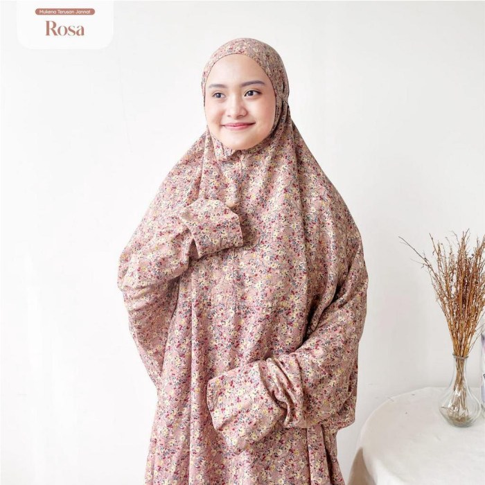 Cara mencuci mukena Dewasa Motif Anjani Jumuna