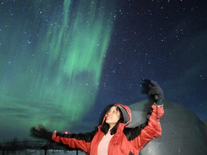 Murmansk backpacksters saami sergey arctics