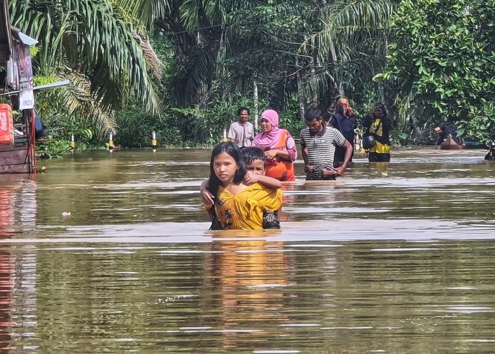 Peta rawan banjir Aceh Barat Selatan BMKG 15 Maret