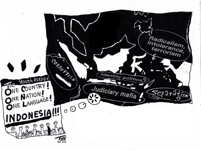 Arti kata Indonesia dalam Sumpah Pemuda 1928 yang sebenarnya