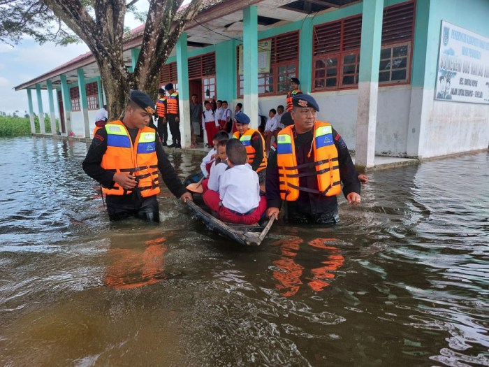 Antisipasi Brimob II terhadap ancaman banjir di Ibu Kota Nusantara