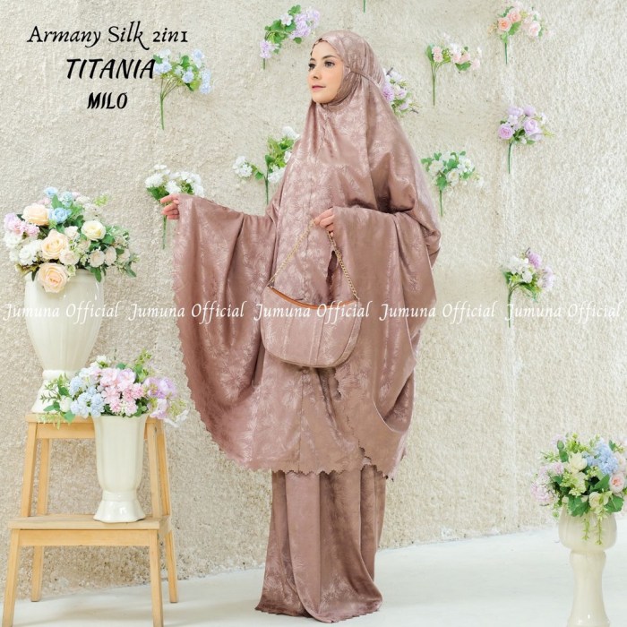 Blibli mukena Dewasa Motif Anjani Jumuna