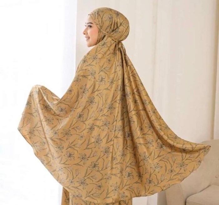 Viral mukena Dewasa Motif Anjani Jumuna