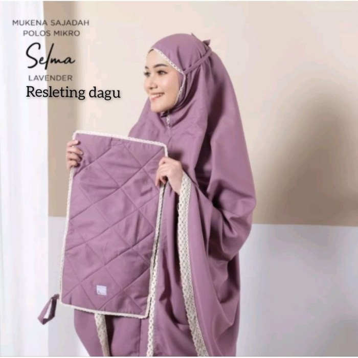 Lazada mukena Katun Traveling Jumuna