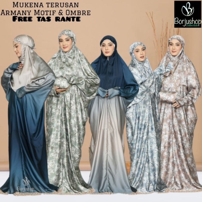 Toko online mukena Dewasa Motif Anjani Jumuna