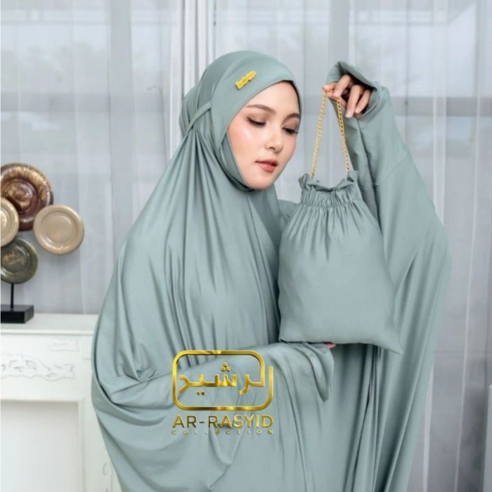 Viral mukena Dewasa Motif Anjani Jumuna