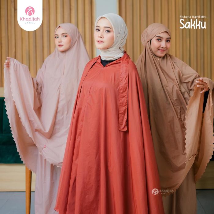 Lazada mukena Katun Traveling Jumuna