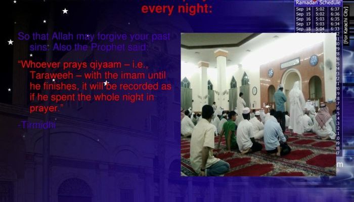 Sholat Tarawih, Ampunan Dosa Besar di Ramadhan