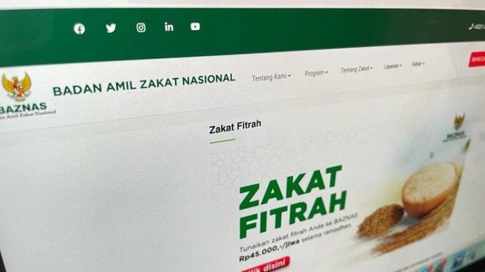 Cara pembayaran zakat fitrah Baznas Depok online