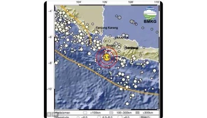 Kekuatan Gempa Bayah Banten dan Wilayah Terdampak