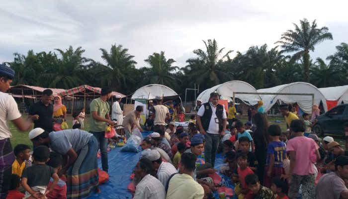 Yayasan Geutanyoe dan Save The Children Buka Puasa Bersama Pengungsi Rohingya