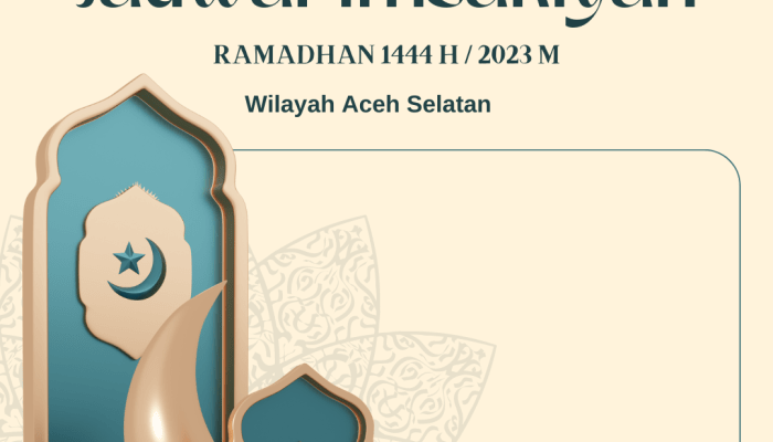 Daftar Lengkap Jadwal Imsak Ramadhan di Aceh