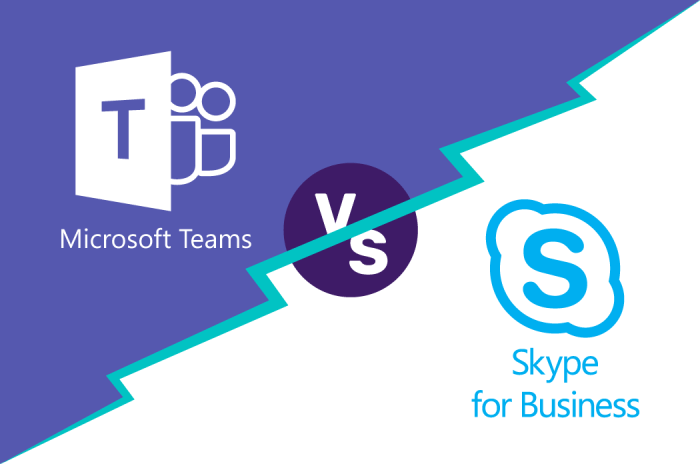 Skype teams vs microsoft business