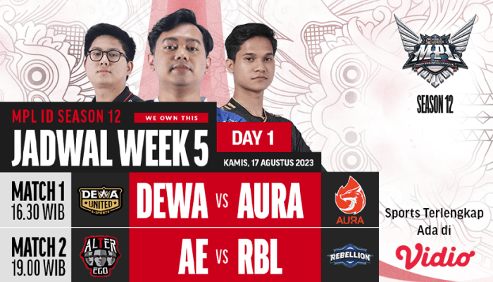 Link Live Streaming MPL ID S15 Resmi dan Terpercaya