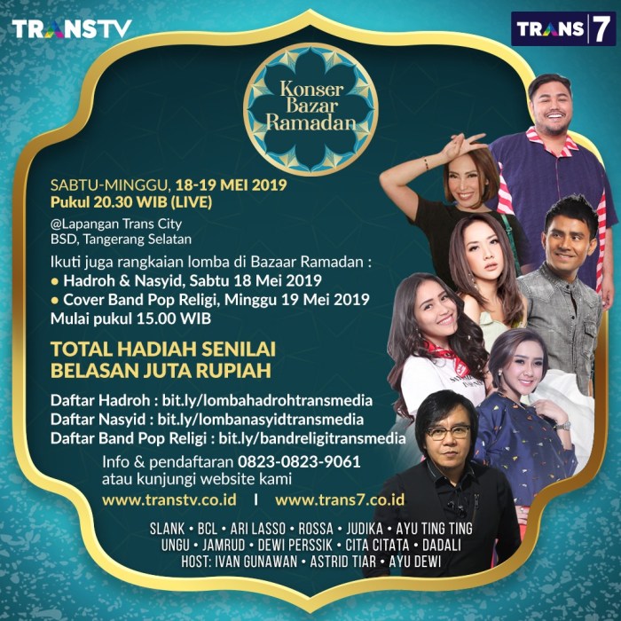 Jadwal film action Trans TV untuk sahur bulan puasa ini