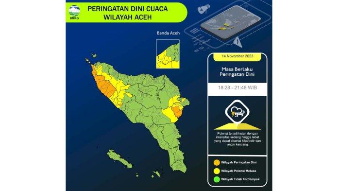 Kondisi cuaca Banda Aceh besok pagi 7 Maret 2025