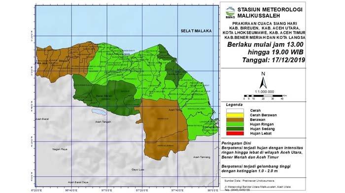 Ramalan cuaca Banda Aceh 7 Maret 2025 untuk aktivitas luar ruangan