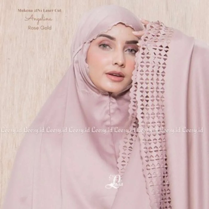 Tokopedia mukena Daily Angelina Lasercut Jumuna
