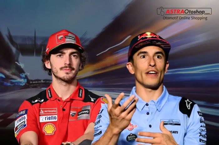 Konflik internal Ducati: Bagnaia vs pujian untuk Marquez