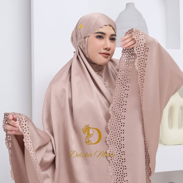Terbaik mukena Daily Angelina Lasercut Jumuna